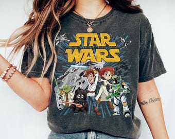 Camiseta retro de Star Wars de Toy and Friends, camiseta "Que el 4 de mayo te acompañe", camiseta de viajes espaciales, camiseta de ciencia ficción, camiseta de vacaciones familiares, modo vacaciones
