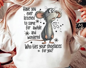Funny Mouse Quote PNG | Sarcastic Animal Design (Digital Download)