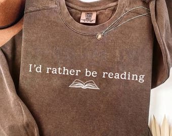 Ik lees liever PNG • Minimalistisch citaat van boekenliefhebber (digitale download)