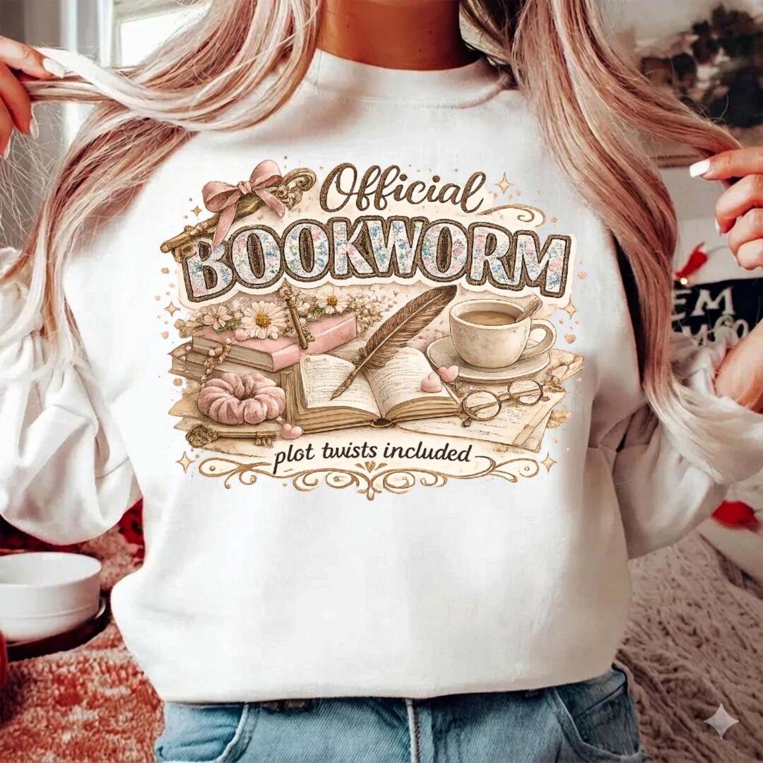 Bookworm Plot Official Bookworm PNG File – Plot Twists Included Reader Shirt Design ...