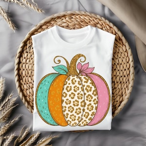 Brushstroke Pumpkin png, Fall Vibes Png, Leopard Pumpkin Png, autumn png, trendy fall png, retro fall png, Fall Sublimation, Fall Autumn Png