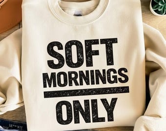 Cozy Mornings Typography Print | Minimalist Winter Quote (Digital Download)