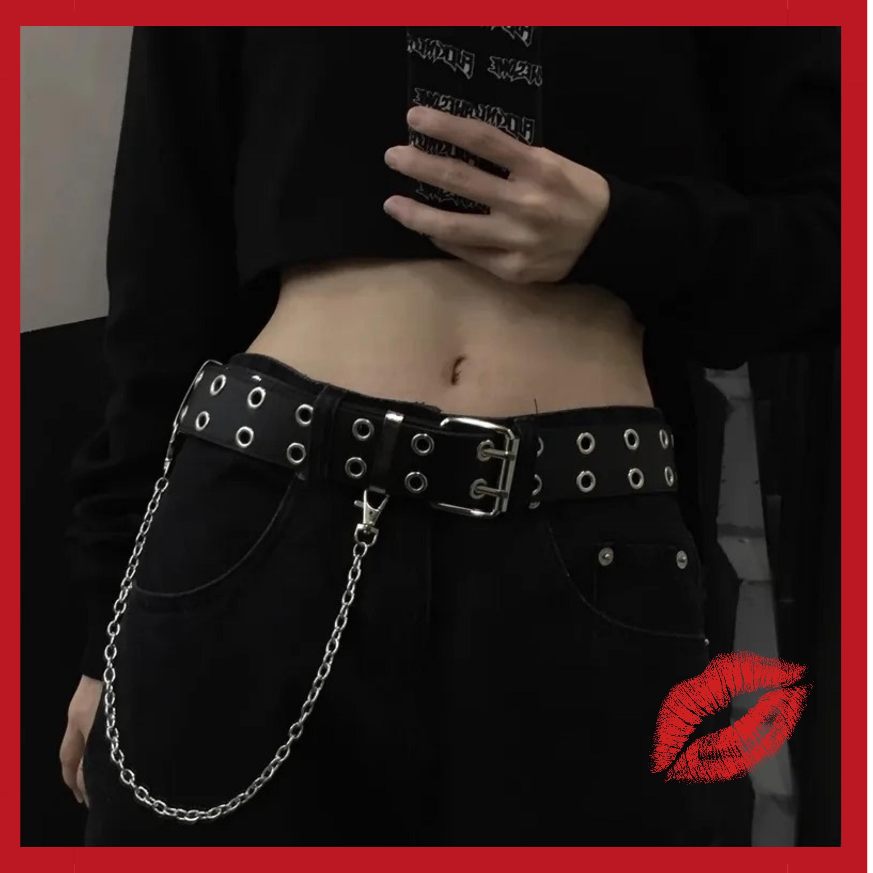 Y2k Chain Belt - Etsy