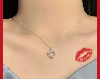 Collar con colgante de corazón