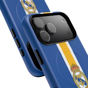 Real Madrid Phone Case Blue, Football Case, Soccer iPhone 17 Case, Samsung S26 Cover, Champions League Winner Case, MagSafe Case, Fan Gift image 18