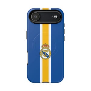 Real Madrid Phone Case Blue, Football Case, Soccer iPhone 17 Case, Samsung S26 Cover, Champions League Winner Case, MagSafe Case, Fan Gift image 12