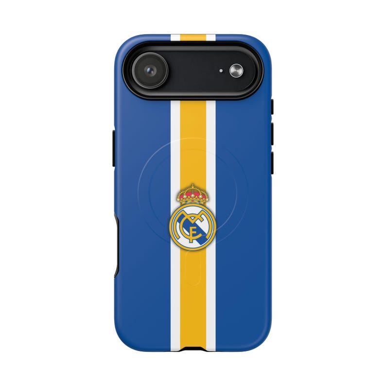 Real Madrid Phone Case Blue, Football Case, Soccer iPhone 17 Case, Samsung S26 Cover, Champions League Winner Case, MagSafe Case, Fan Gift image 12