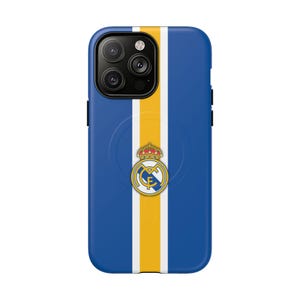 Real Madrid Phone Case Blue, Football Case, Soccer iPhone 17 Case, Samsung S26 Cover, Champions League Winner Case, MagSafe Case, Fan Gift image 16