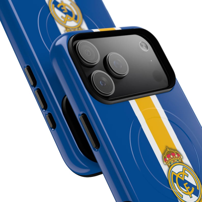Real Madrid Phone Case Blue, Football Case, Soccer iPhone 17 Case, Samsung S26 Cover, Champions League Winner Case, MagSafe Case, Fan Gift image 6