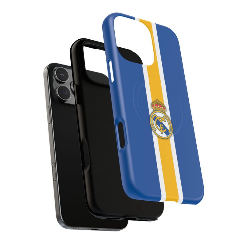 Real Madrid Phone Case Blue, Football Case, Soccer iPhone 17 Case, Samsung S26 Cover, Champions League Winner Case, MagSafe Case, Fan Gift image 19