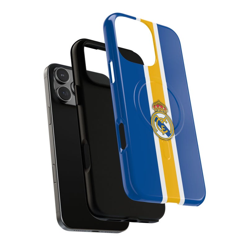 Real Madrid Phone Case Blue, Football Case, Soccer iPhone 17 Case, Samsung S26 Cover, Champions League Winner Case, MagSafe Case, Fan Gift image 8