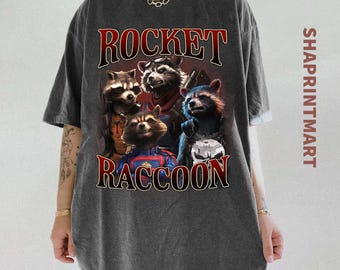 Space Rodent Comfort Colors T-Shirt, Retro 90s Style, Sci-Fi Animal Character Tee
