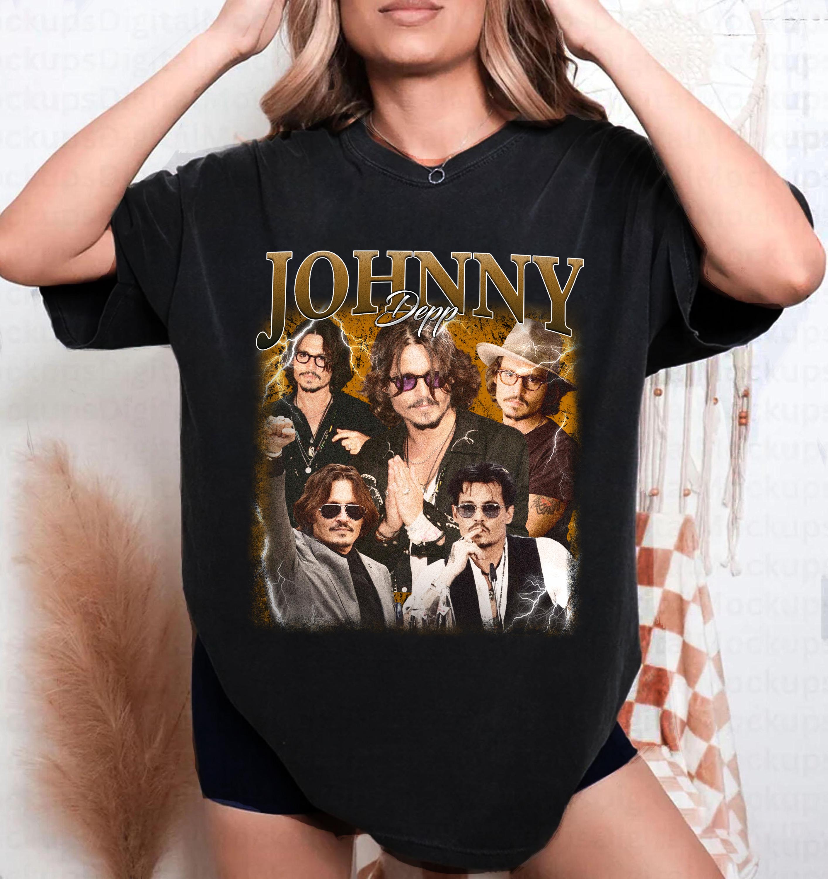 Johnny depp ジョニーデップ (古着) Tシャツ BLOW ジョニー・デップ Johnny Depp ムービー Tシャツ - メルカリ