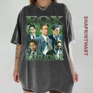 Retro Fox Mulder Comfort Colors T-shirt | 90-tals bootleg-tröja