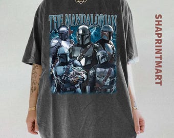 Retro 'The Mandalorian' Comfort Colors Shirt