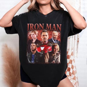 Retro Iron Man Shirt | Comfort Colors Shirt | Iron Man Movie Shirt | Film Shirt | Retro Bootleg Shirt | Vintage Shirt | Gift for him