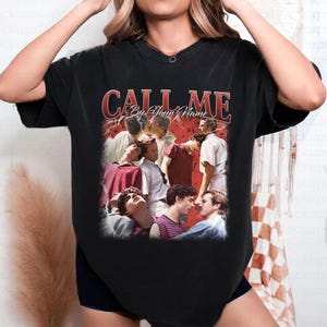 Retro Call Me By Your Name Shirt | Comfort Colors Shirt | Call Me By Your Name Shirt | Film Shirt | Retro Bootleg Shirt | Vintage 90s Shirt