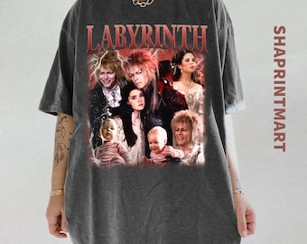 Labyrinth Movie Shirt | Retro 90s Comfort Colors Tee