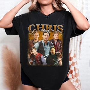 Retro Chris Pratt Shirt | Comfort Colors Shirt | Chris Pratt Fan Gift | Retro Bootleg T-Shirt | Vintage 90s Shirt | Birthday Gifts