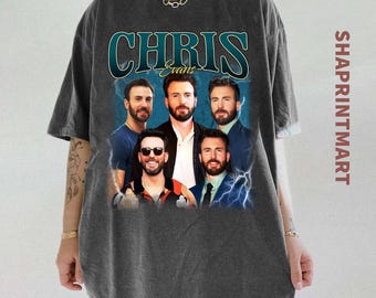 Camiseta pirata retro de Chris Evans, unisex, colores cómodos