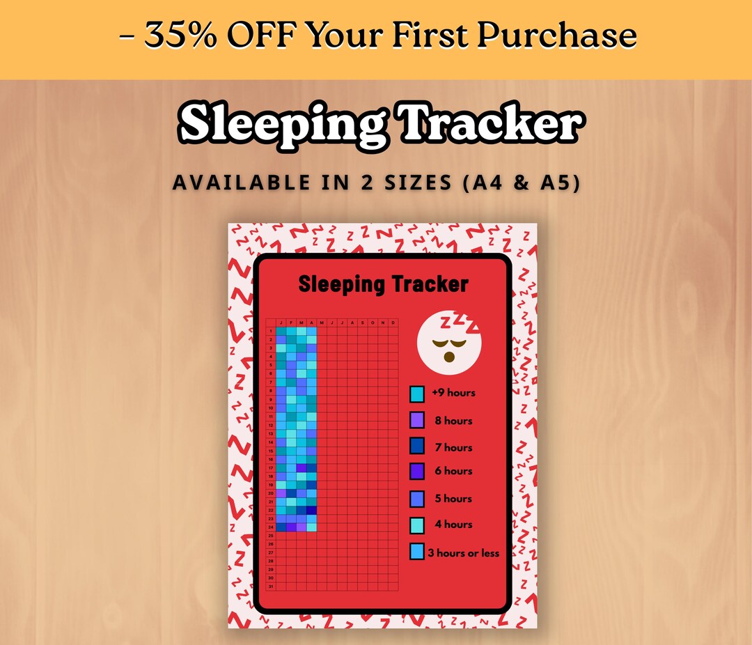 Sleep Quality Journal Printable – 24-hour Sleep Cycle Tracker & Monthly ...