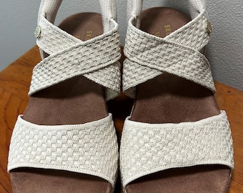 Skecher X Martha Stewart Beverlee Lux wedge sandals