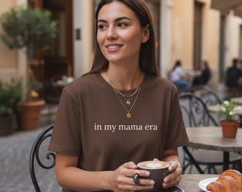 In My Mama Era Comfort Colors® Tshirt, In My Mom Era, New Mom Gift, Mama Crewneck, Mothers Day Gift, Trendy Mom Life Shirt Baby Shower Gift