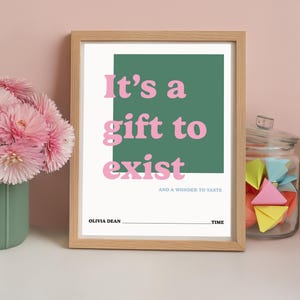 A3, A4, A5 Olivia Dean “Time” inspired Poster