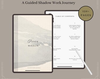 The Inner Mirror | Digital Shadow Work Journal | Emotional Healing Workbook | Self-Discovery & Inner Child Prompts | Printable PDF