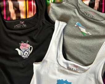 Central Asian Tank Tops