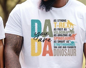 Dad Dinosaur Shirt: Playful Dino Design - Family Matching Tee