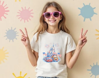 Road Trip Magic Tee, Disney Cars 4th of July Celebration