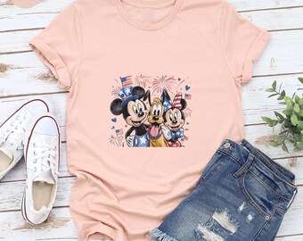 Patriotic Disney Magic, 4th of July Celebration Mickey Minnie Pluto