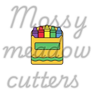 Crayons cookie cutter