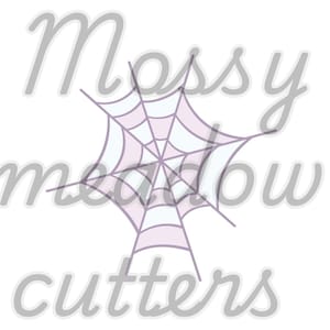 Spider web cookie cutter