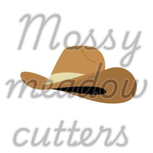 Cowboy hat cookie cutter