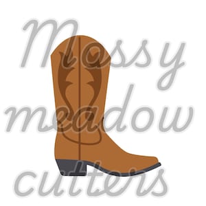 Cowboy boot cookie cutter