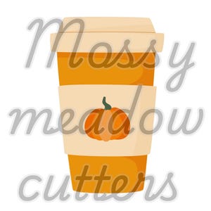 Pumpkin latte cookie cutter