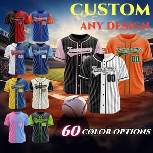 Custom Baseball Jerseys Personalized Team Sportswear Two-Tone Striped T-shirts Fan Gifts Youth Game Day Uniforms For Men and Women