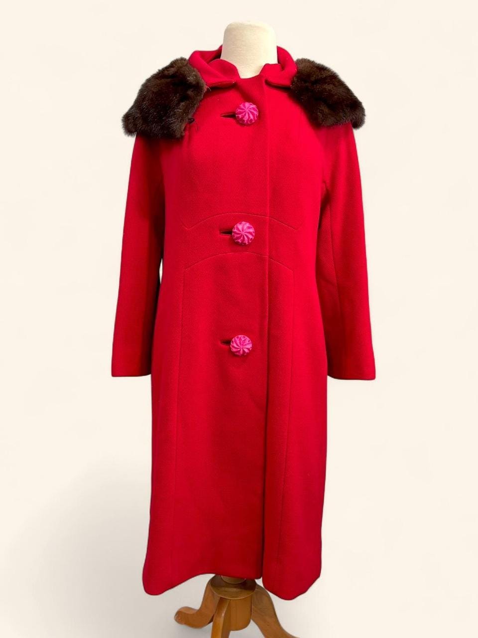 Red Coat Fur Collar - Etsy