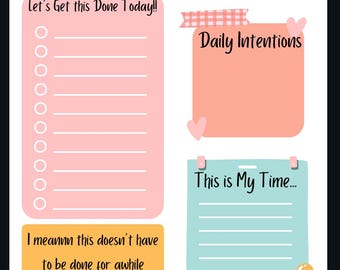 基本的な毎日の自己健康生産性プランナー