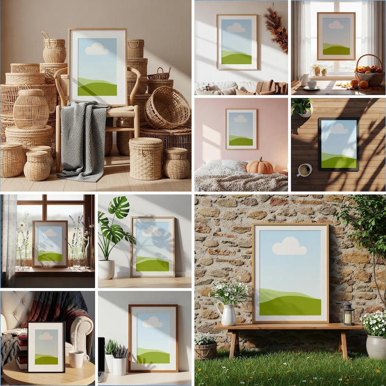 700+ Canva Frame Mockup Bundle – Wall Art Templates (Digital Download) image 7