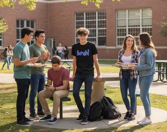 "¡Hermano!", jerga juvenil - Camiseta humorística, unisex, sarcástica