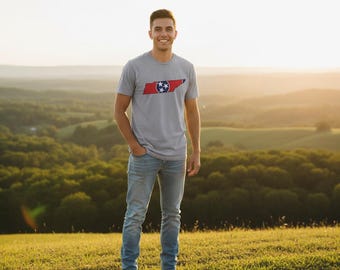 Camiseta con la bandera de Tennessee