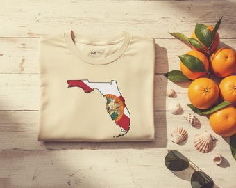 Camiseta con gráfico de la bandera de Florida