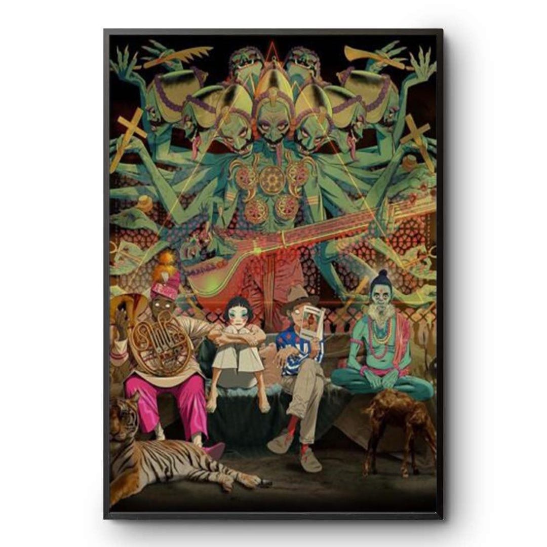 Gorillaz Poster the Mountain Album Cover Art Print Alternative