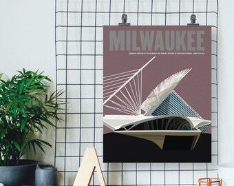 Milwaukee Art Museum Art Print (11x14")