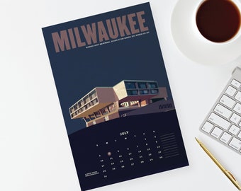 2025 Milwaukee Architecture Calendar "The Good Land" [3 sizes!]