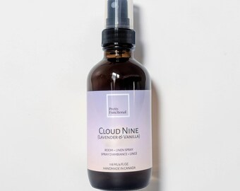 Cloud Nine (Lavender & Vanilla) Natural Air Freshener | Essential Oil Room Spray