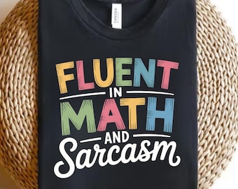 Maîtrise des mathématiques et du sarcasme PNG | Conception amusante de professeur de mathématiques | Chemise drôle de maths Étudiant de maths sarcastique Professeur de mathématiques Png